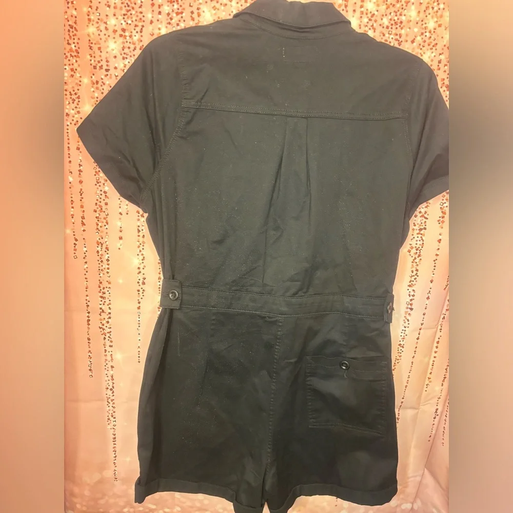 Torrid 8" Twill Lightweight Jumpsuit (Romper) - Picture 7 of 16